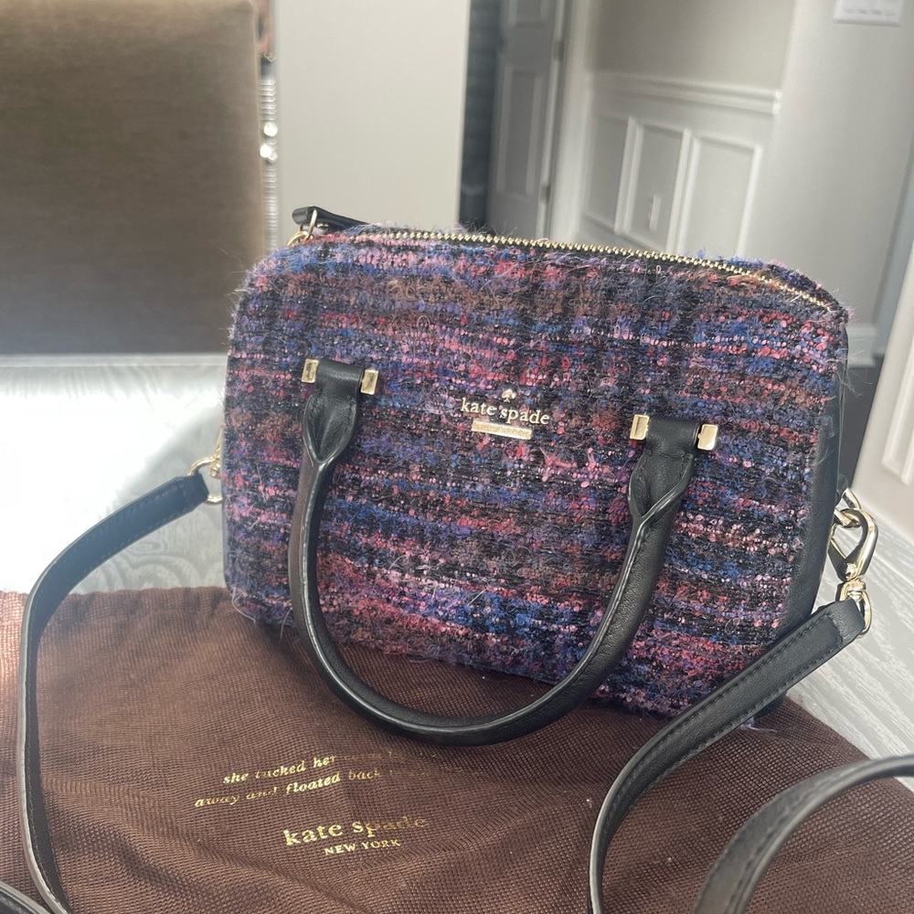 Kate Spade Emerson Place Tweed Two Way Bag